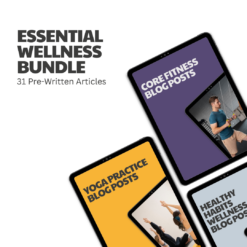 Essential Wellness Bundle – 31 Pre-Written Articles