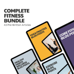 Complete Fitness Bundle – 43 Pre-Written Articles