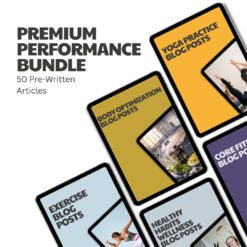 Premium Performance Bundle – 50 Pre-Written Articles